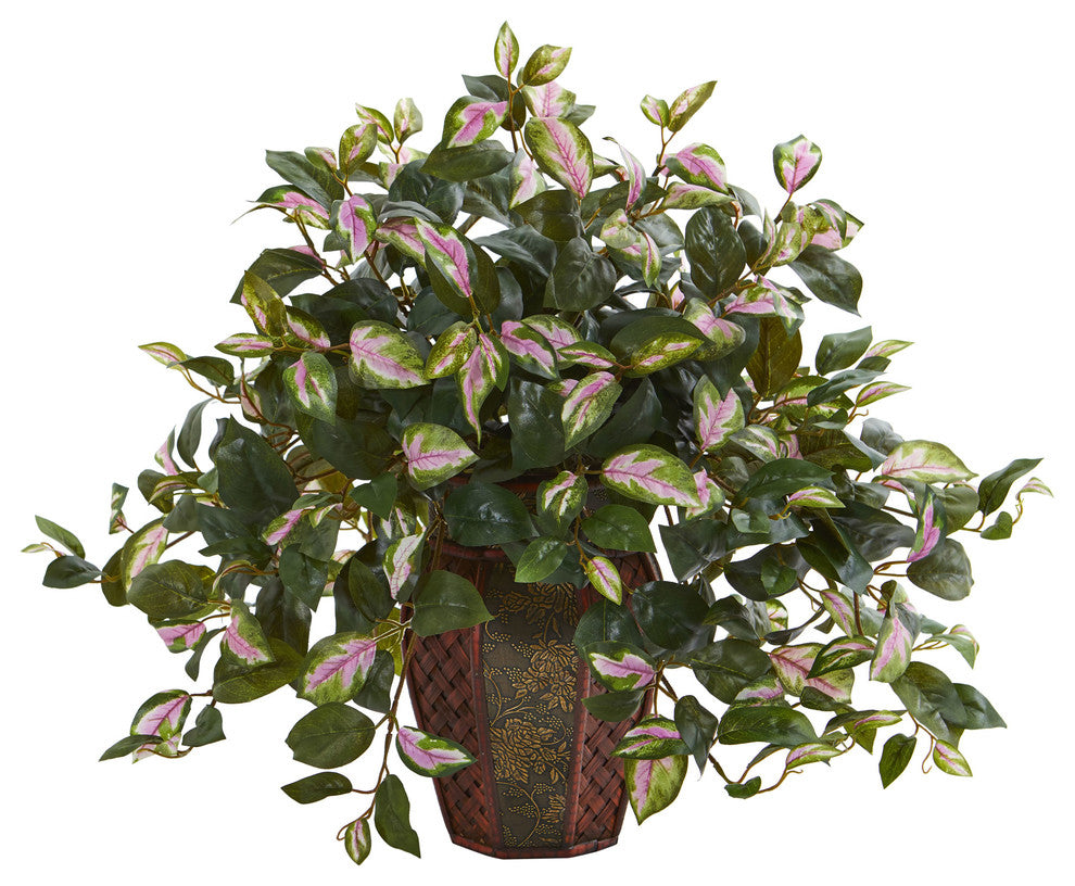 Hoya Artificial Plant in Decorative Planter