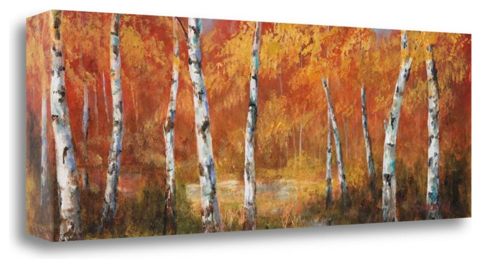 "Autumn Birch I" By Art Fronckowiak, Giclee Print on Gallery Wrap Canvas