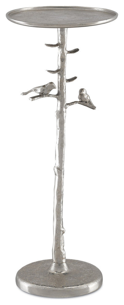 Piaf Silver Drinks Table