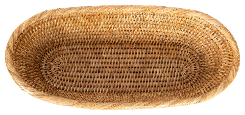 Artifacts Rattan™ Oval Taper Basket, Honey Brown