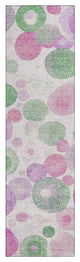 Machine Washable Indoor/Outdoor Chantille ACN1896 Pink 2'3" x 7'6" Runner Rug