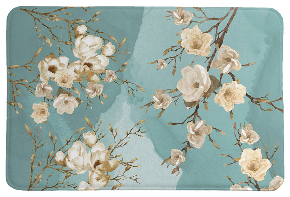 Laural Home Bloom At Dusk Memory Foam Rug