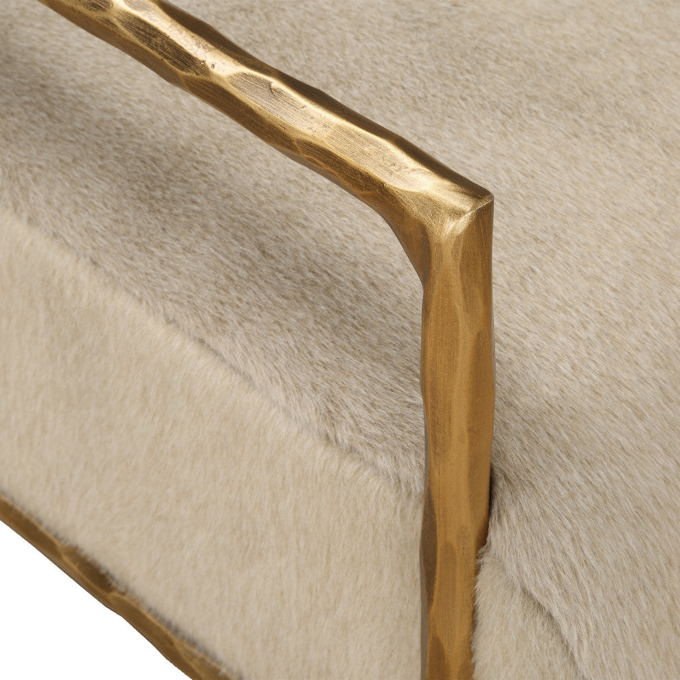 Uttermost - 23847 - Accent Chair - Kashmir - Aged Gold