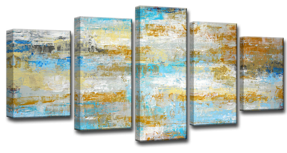 Ready2Hangart 'Ocean Treasure' By Norman Wyatt, Jr 5 Piece Canvas Art Set