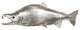 Sockeye Salmon Fish, Silver Leaf