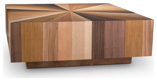 IE Series Sun Coffee Table, Mixed Wood