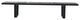 Modern Classics Wood Bench 72", Black