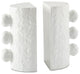 Sanya Bookend Set, White