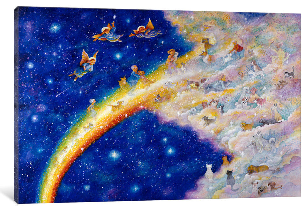 "Rainbow Bridge" by Bill Bell, Canvas Print, 18"x12"