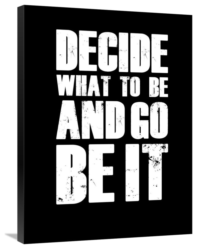 "Be It Poster Black" Fine Art Print