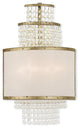 LIVEX LIGHTING 50782-28 2 Light Winter Gold Wall Sconce