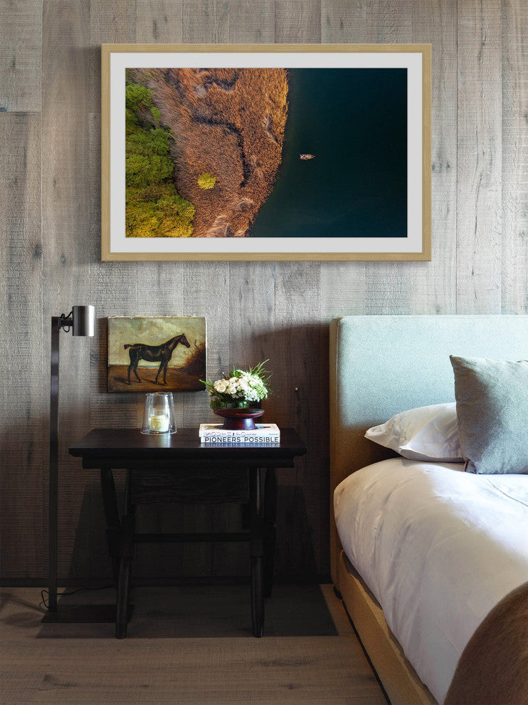 "That View" Framed Painting Print by Karolis Janulis