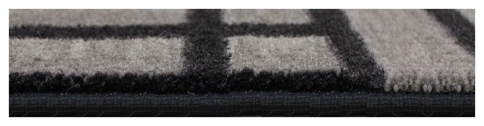 9' Round Custom Carpet Area Rug 40 oz Nylon, Linkage, Blackstone