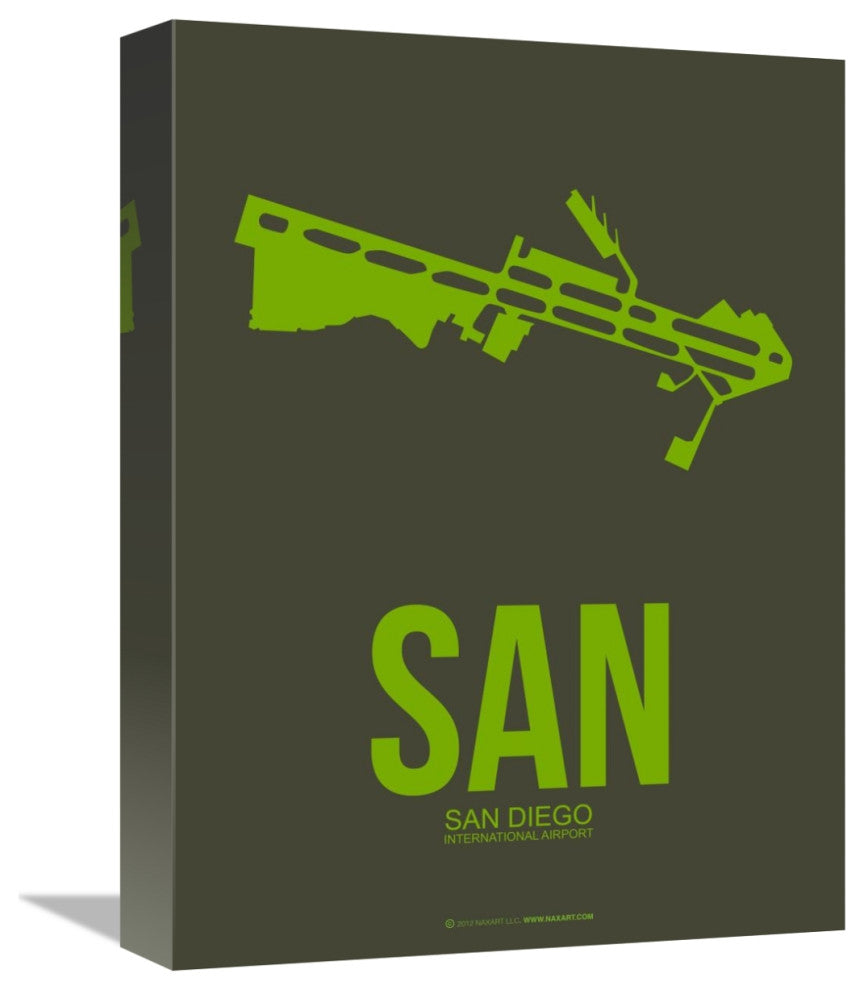"SAN San Diego Poster 2" Fine Art Print