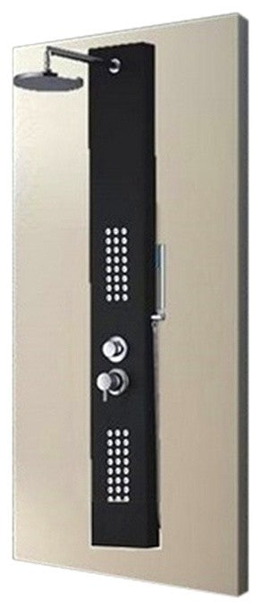 61" Stainless Steel Massage Shower Panel With Flexible Hand Shower