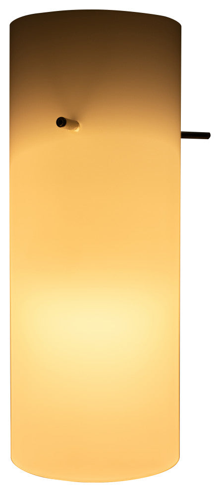 Cylinder Pendant Glass Shade, Opal Glass