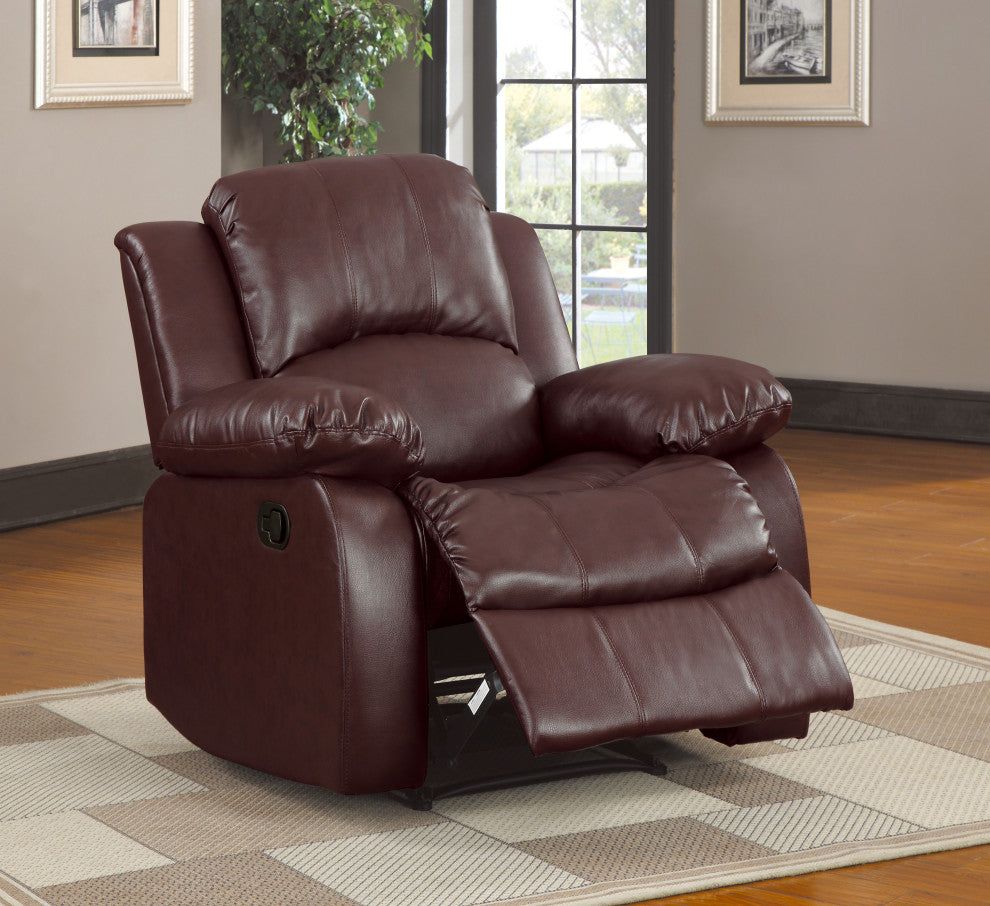 Center Hill Reclining Sofa Collection, Brown, Chair
