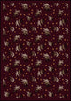 Games People Play Rug, Burgundy, 5'4"x7'8"
