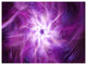 Rotating Bright Purple Fireworks, Floral Canvas Art Print, 40"x30"