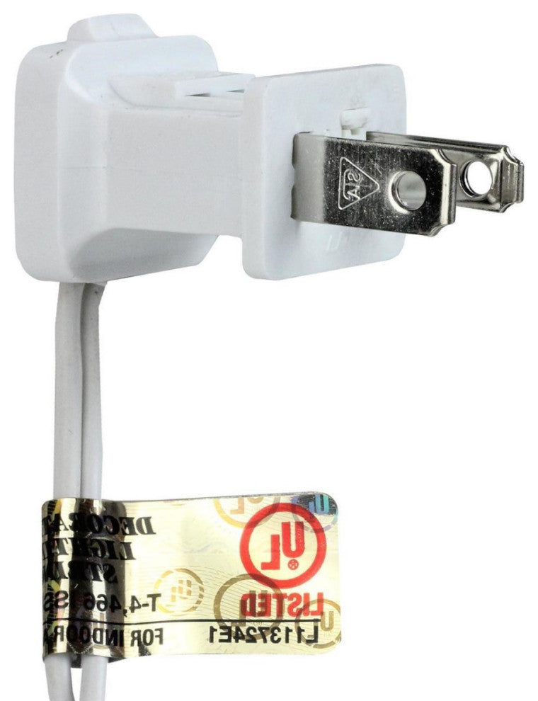 Perm-O-Snap Mini Twinkle Christmas Light, Curtain, White Wire, Clear, 100-Count