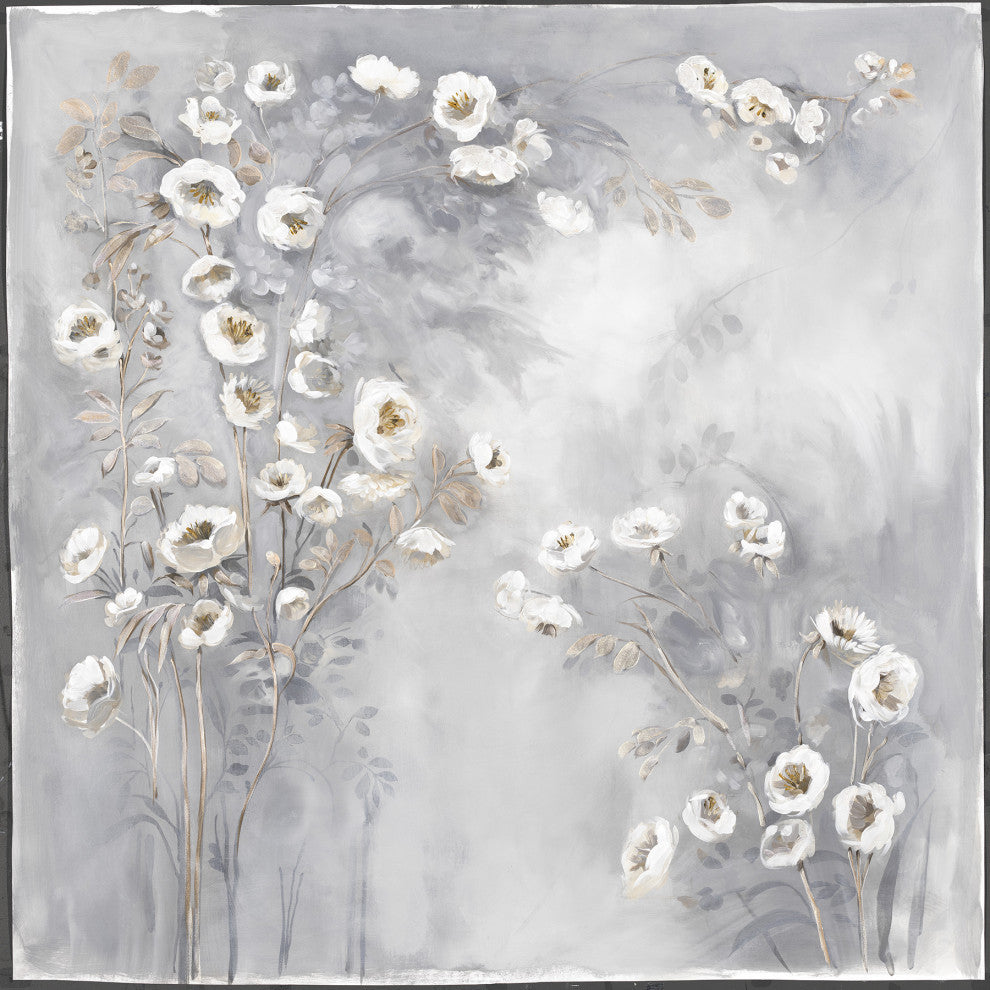 Monique Lhuillier Floral Purple Peel and Stick Mural