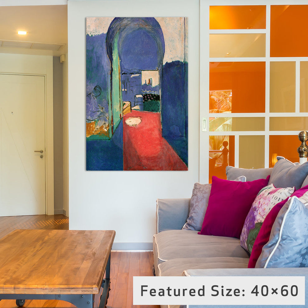 "Entrance To The Kasbeh, 1912" Wrapped Canvas Print, 40x26x1.5