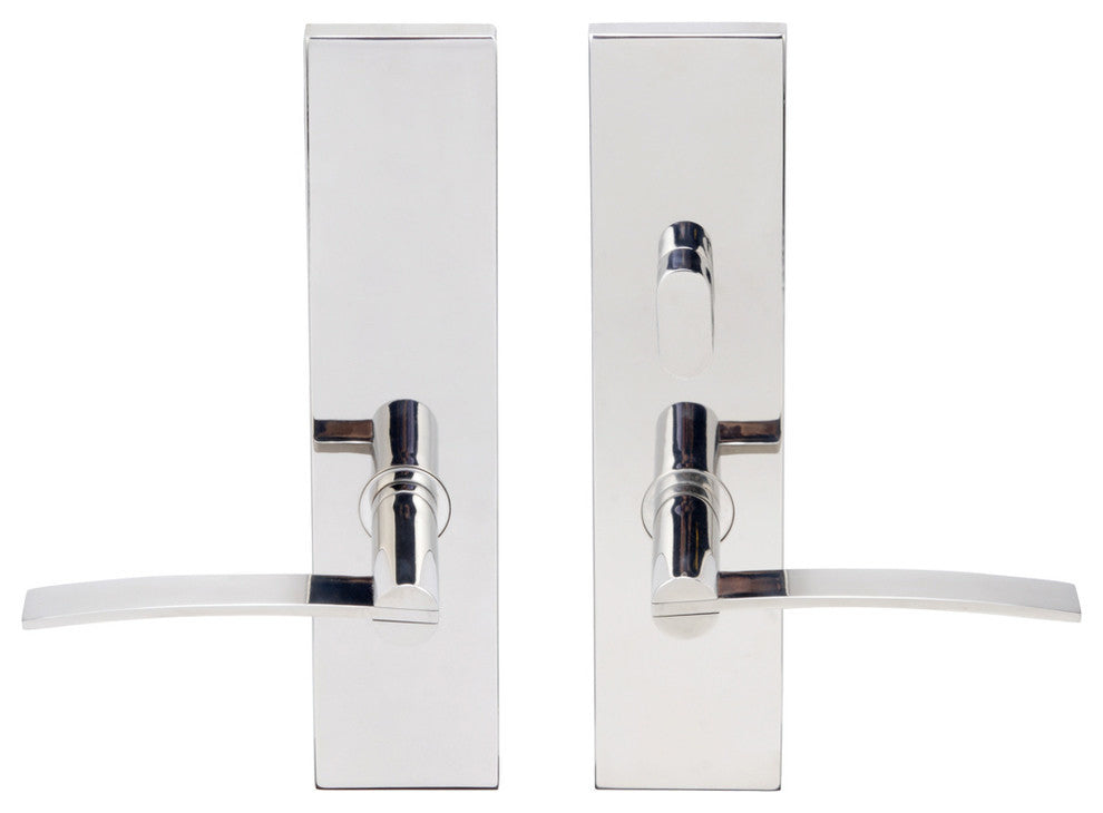 Horizon Lever, Tubular Passage With Privacy Bolt, LH, Polished Stainless Steel