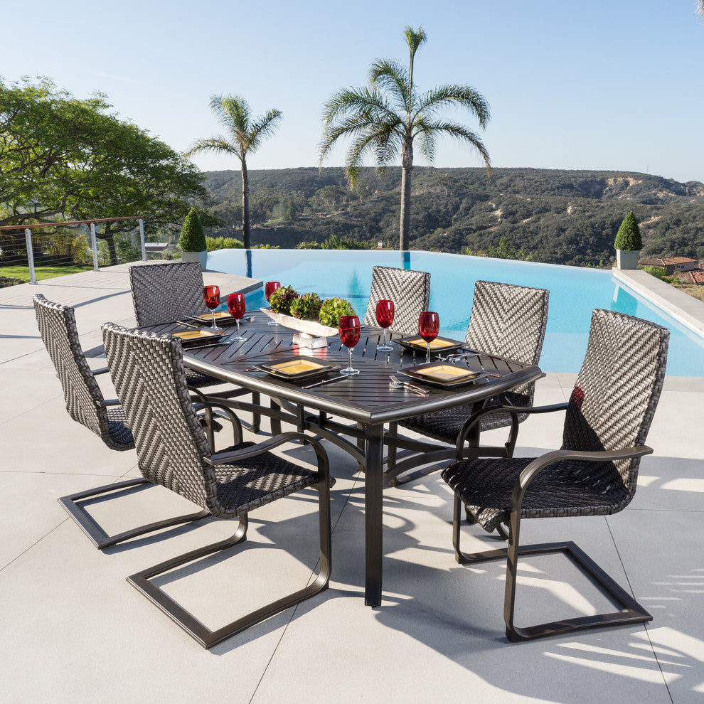 Barcelo 7 Piece Aluminum Outdoor Dining Set