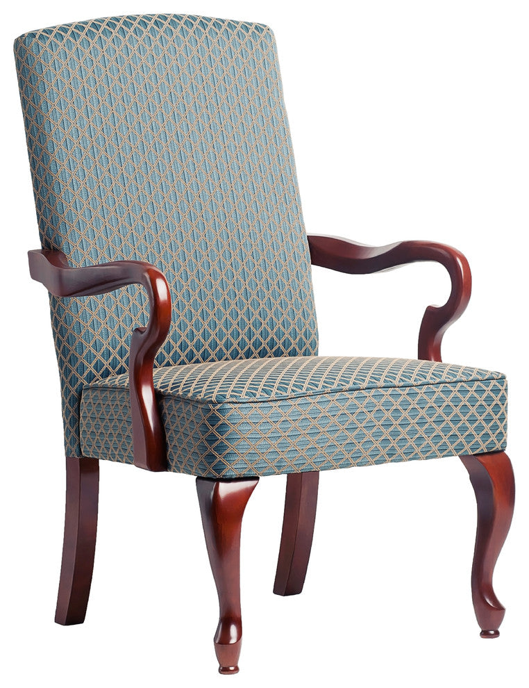 Derby Accent Chair, Blue, 26x28.50x42