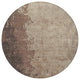 Machine Washable Indoor/Outdoor Chantille ACN1904 Chocolate 8' x 8' Round Rug