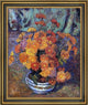 Armand Guillaumin Vase of Chrysanthemums Framed Premium Canvas Print, 16"x20"