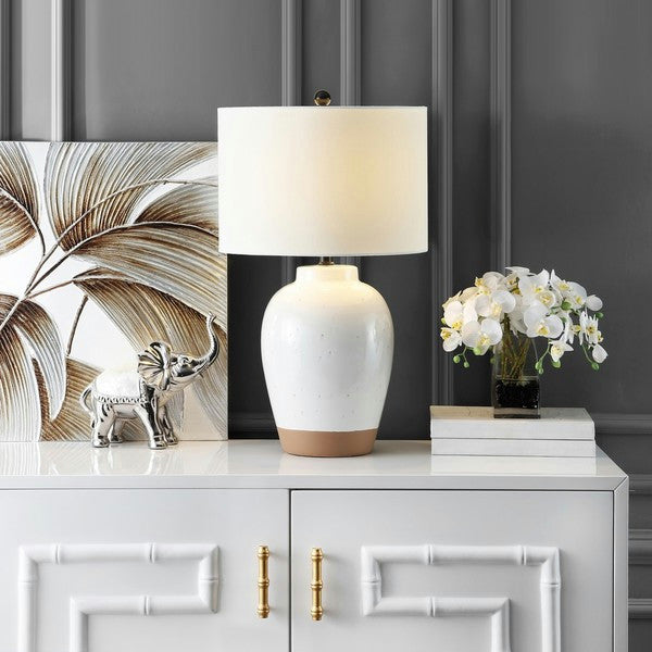 Safavieh Portcia Table Lamp Ivory
