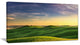 "Green Rural Rolling Hills Tuscany" Landscape Wall Art Print, 1 Panel, 60"x28"
