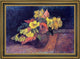 Paul Gauguin Evening Primroses in a Vase Framed Premium Canvas Print, 16"x24"