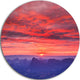 First Light Morning Sunrise, Skyscape Photo Disc Metal Wall Art, 36"