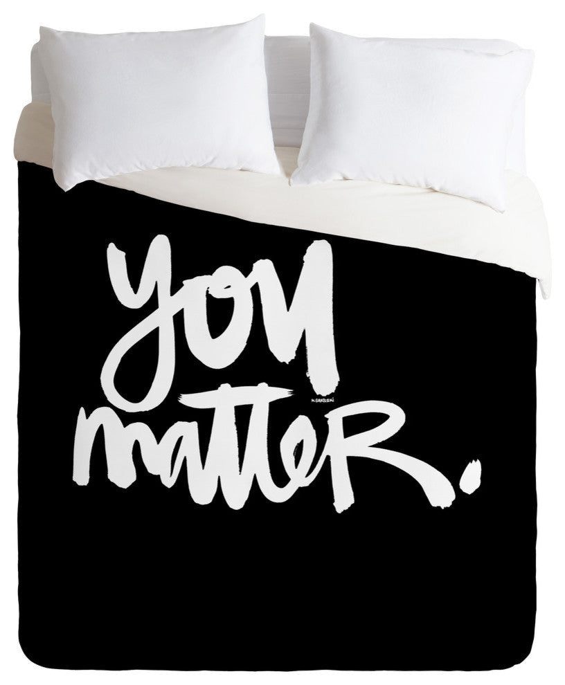 Deny Designs Kal Barteski You Matter Duvet Cover - Lightweight