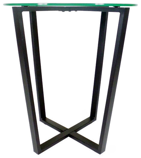 Mango Steam Metro Coffee and End Table, Clear, End Table