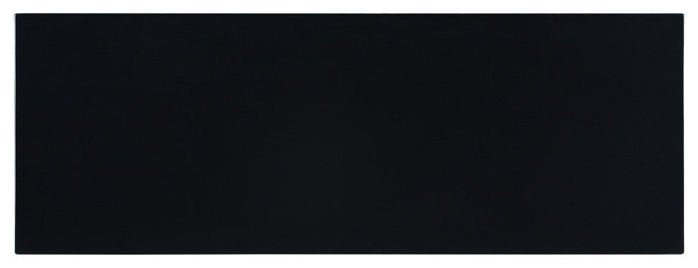 4 Pieces Pub Set, Cushioned Stools & Large Table With Charging Station, Black