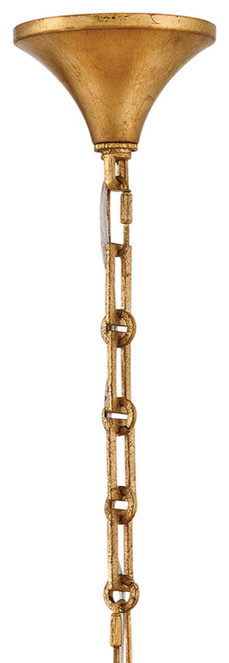 Hinkley Reina Medium Tapered Chandelier, Distressed Brass