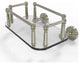 Waverly Place Wall-Mount Glass Guest Towel Tray, Polished Nickel