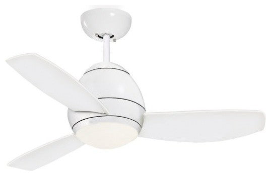 Curva 44" Fan, White