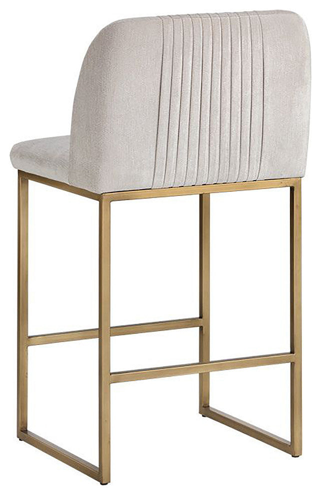 Nevin Stool, Polo Club Muslin, Counter Height