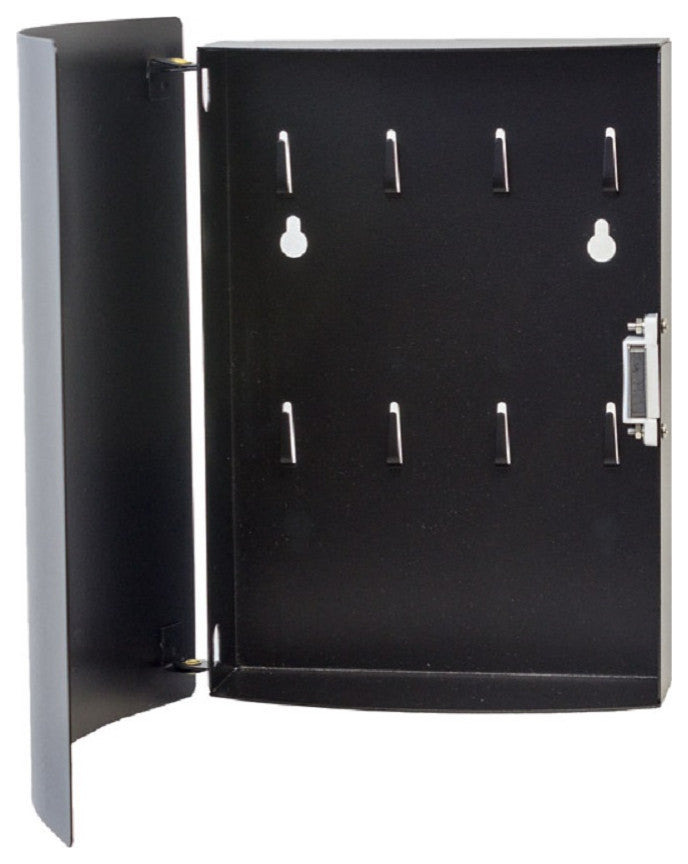 Wall Mounted Key Keeper, Black