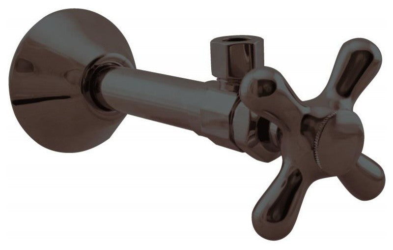 Angle Stop - 1/2" Copper Sweat X 3/8" Od Comp. In Oil Rubbed Bronze