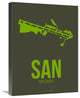 "SAN San Diego Poster 2" Fine Art Print