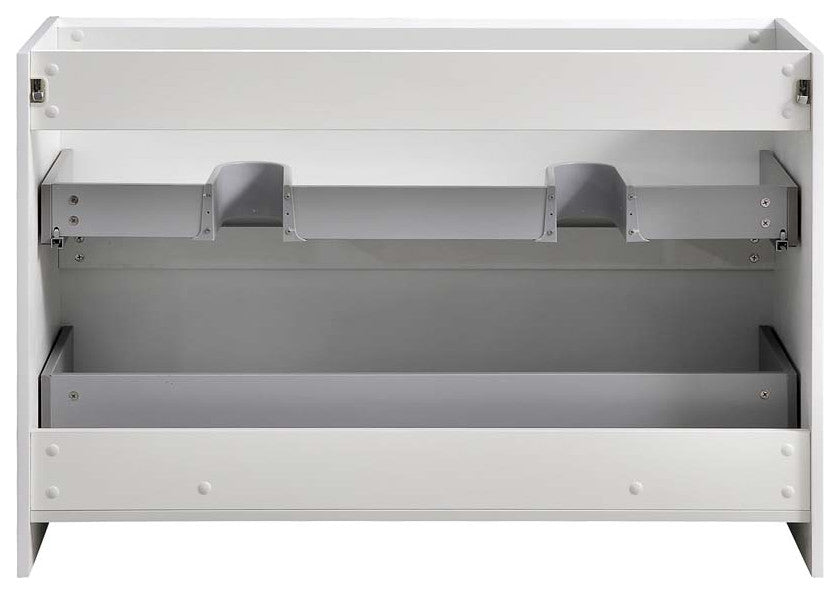 Fresca Tuscany 48" Gloss White Double Sink Cabinet