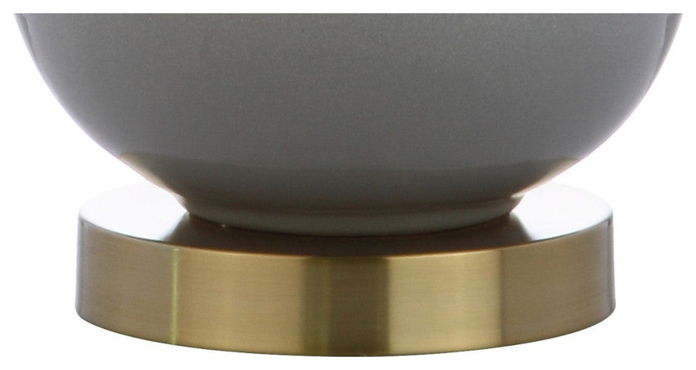 Gradient 25" Ceramic and Brass Table Lamp