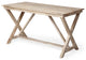 Tracy 54L x 28W Natural X Frame Wood Office Desk