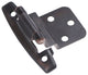 Vintage Bronze Surface Self-Closing 3/8 " Offset Hinge (2-Pack) P295-VB