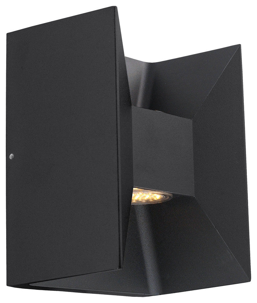 Eglo 2x2.5 Led Outdoor Wall Light W/ Matte Black Finish - 200884A